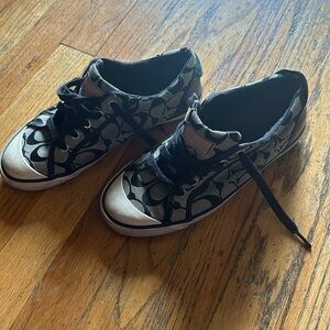 Coach tennis shoes.